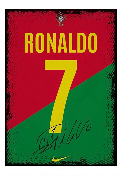 Cristiano Ronaldo Futbol Art Mdf Poster