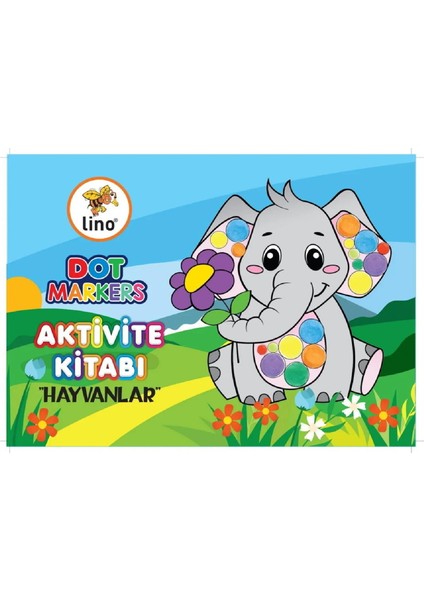 Dot Markers Aktivite Boyama Kitabı Hayvanlar