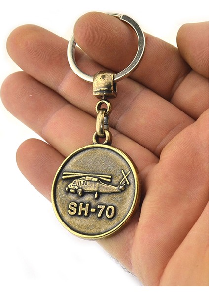 Sh-70 Helikopter Rölyefli Metal Anahtarlık fiyatları
