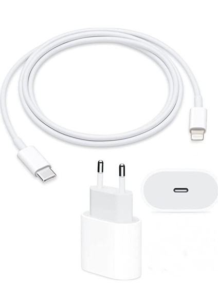 Iphone Tüm Serilerle Uyumlu 20W Hızlı Şarj Aleti Kablo Adaptör Set Iphone 11 / 12 / 13 / Pro / Pro Max