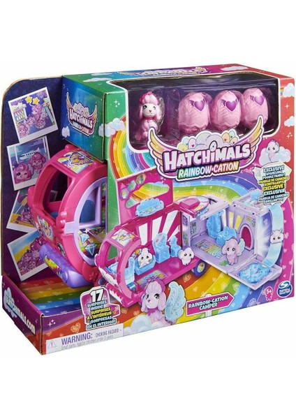 Spin Master 6064457 Hatchimals Rainbow Karavanı