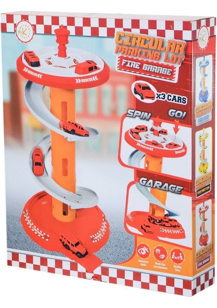 2061 Dönen Itfaiye Garaj Oyun Seti -Özka