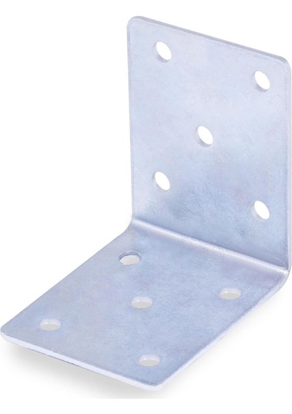 Mobilya Duvar Dolap Raf Köşe Bağlantı Sabitleme L Demir Köşebent Metal Gönye 50 x 50 x 40 mm 5 Adet