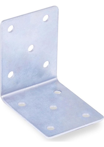 Mobilya Duvar Dolap Raf Köşe Bağlantı Sabitleme L Demir Köşebent Metal Gönye 50 x 50 x 40 mm 5 Adet indirimleri
