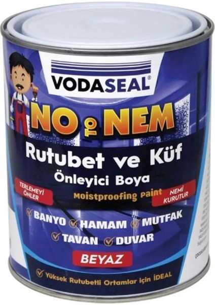 No Nem Rutubet Küf Terleme Önleyici Boya 1 kg