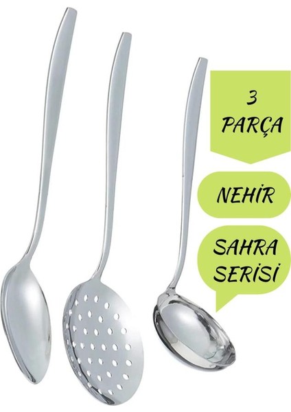 Sahra Sade 3'lü Servis Seti