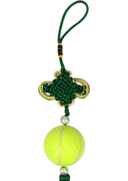 Yeni El Sanatları Örgü Çin Düğümü Golf Topu Dekorasyon Kolye Tenis ile (Yurt Dışından) modelleri