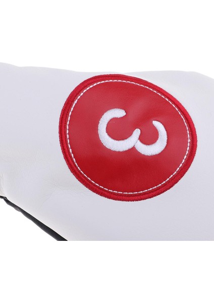 Golf Head 5 Fairway Clubs Woods Headcovers White 3 Kapakları (Yurt Dışından) modelleri