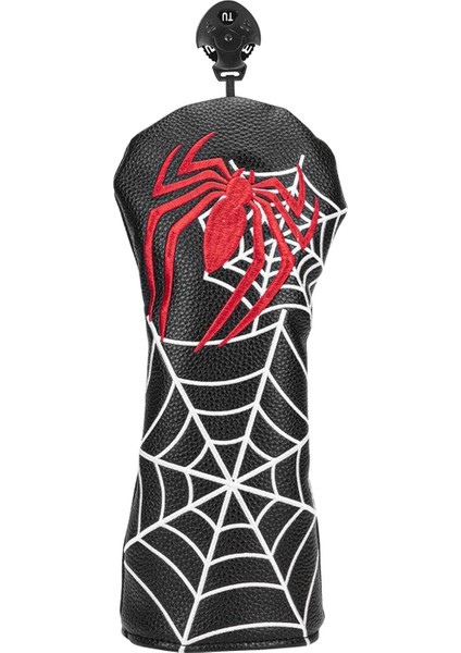 Örümcek Pu Deri Golf Kafa Kapağı Fairway Club Headcover Polar Astar Kılıfı Ut (Yurt Dışından)