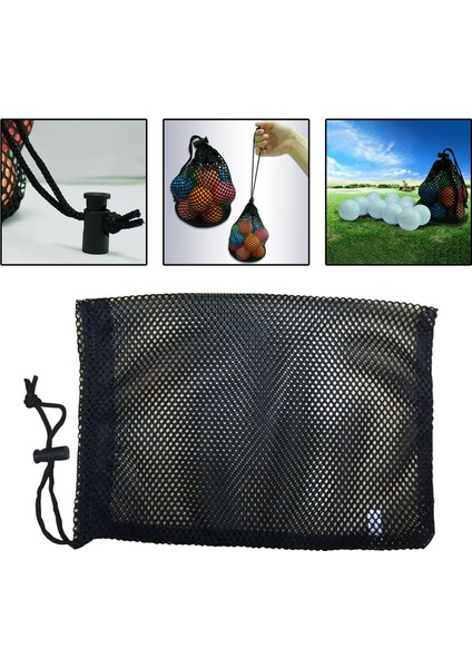 Taşınabilir Golf Topu Torbası Naylon Taşıma Torbası Tutucu Çizme Kapağı Örtü Kapasitesi 48 Top (Yurt Dışından)