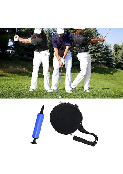 Akıllı Top Golf Salıncak Eğitim Yardım Duruş Düzeltme Şişme Erkekler Kadınlar Siyah (Yurt Dışından) indirimleri