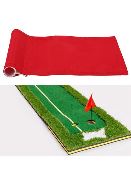 Golf ile Tüp Takılmış Yeşil Işaretçi Golf Pratiği Kırmızı (Yurt Dışından) indirimleri