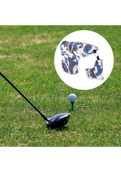Prim Manyetik Bıçak Kapakları Golfçü Hediyeler Headgear Guard Koruyucu Kovan Mavi (Yurt Dışından) indirimleri