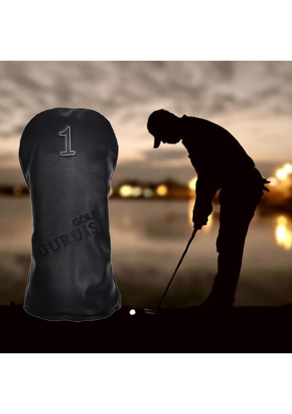 Su Geçirmez Deri Golf Örtüsü Sürücüsü Fairway Headcover Unisex 37X15CM (Yurt Dışından) modelleri