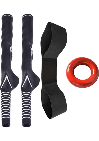 Golf Salıncak Kavrama ve Kol Bant Ağırlık Yüzük Uygulama Eğitim Aracı Öğretim Yardımı 4 Adet Siyah (Yurt Dışından) fiyatları