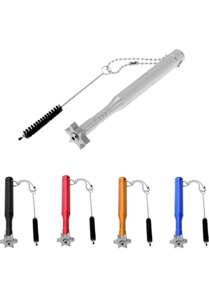 Golf Kulübü Oluk Kalemtıraş ve Fırça Demir Kama Çöp Kutusu Temizleme Aracı Gümüş (Yurt Dışından) indirimleri