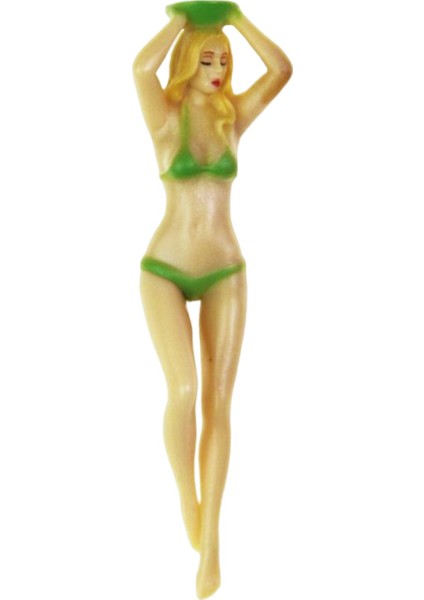 Komik Golf Tees Lady Bikini Girl Golf Eğitimi Için Bachelor Party Favors Green (Yurt Dışından)