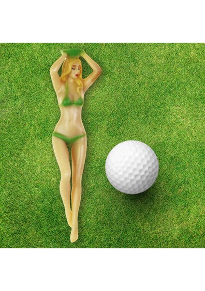 Komik Golf Tees Lady Bikini Girl Golf Eğitimi Için Bachelor Party Favors Green (Yurt Dışından) fırsatları