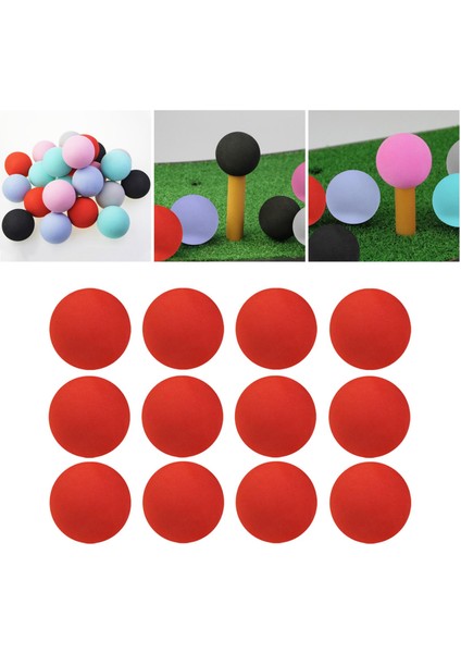 12X Eva Köpük Golf Salıncak Egzersizleri, Egzersiz Eğitim Topları, Kırmızı Kırmızı (Yurt Dışından) indirimleri