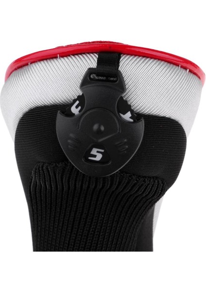 Golf Hybrid Ut Club Head Cover Headcover Kılıfı ve Numaralı Tag 2, 3, 4, 5, 7, x Kırmızı (Yurt Dışından)