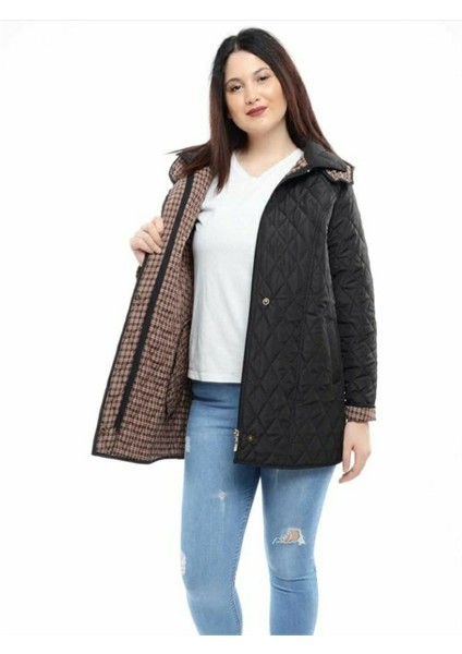 Kelly Kapüşonlu Kapitone Kadın Mont fiyatları