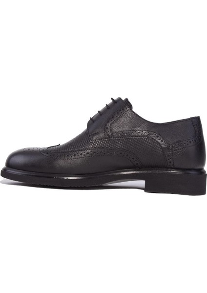 DMA08-861 Siyah Ortopedik Günlük Erkek Deri Ayakkabı modelleri