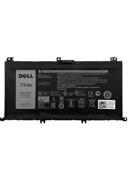 Dell Inspiron 15 7000, 7557, 7559, 7566, 7567 Batarya Pil