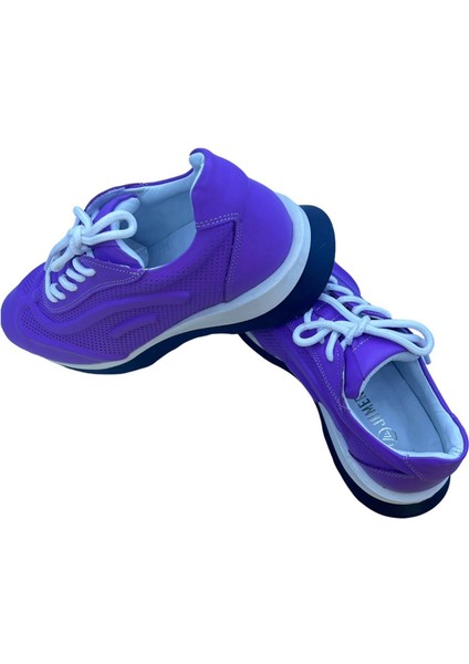 Hakiki Mor Deri Kadın