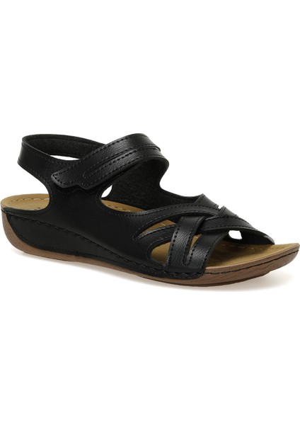 164343.Z3FX Siyah Kadın Comfort Sandalet