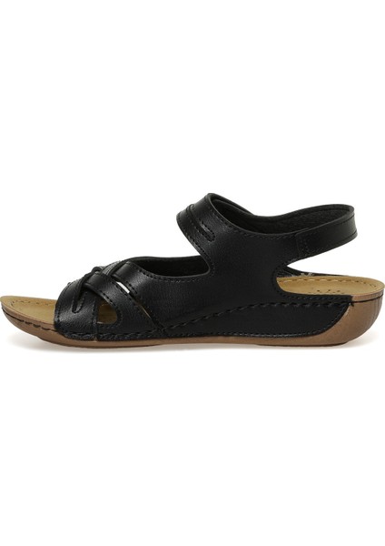 164343.Z3FX Siyah Kadın Comfort Sandalet