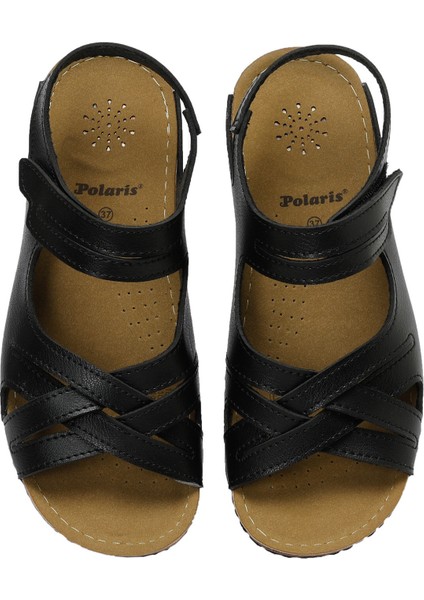 164343.Z3FX Siyah Kadın Comfort Sandalet