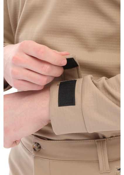 Erkek Su ve Rüzgar Geçirmez Ripstop Military Tactical Army Combat Yarım Fermuarlı Mont indirimleri