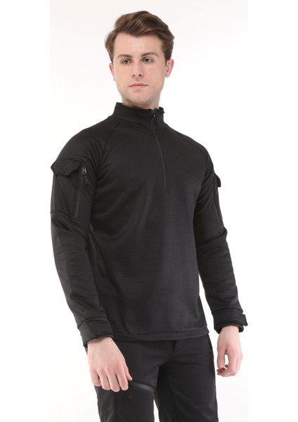 Erkek Su ve Rüzgar Geçirmez Ripstop Military Tactical Army Combat Yarım Fermuarlı Mont fiyatları