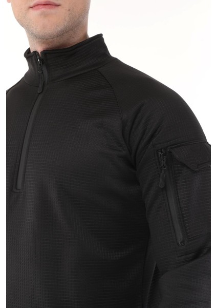 Erkek Su ve Rüzgar Geçirmez Ripstop Military Tactical Army Combat Yarım Fermuarlı Mont indirimleri