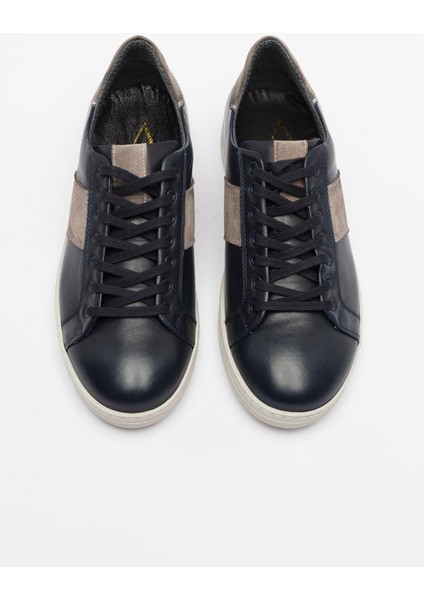 Erkek Sneaker Hakiki Deri Ayakkabı 002Y22E4043