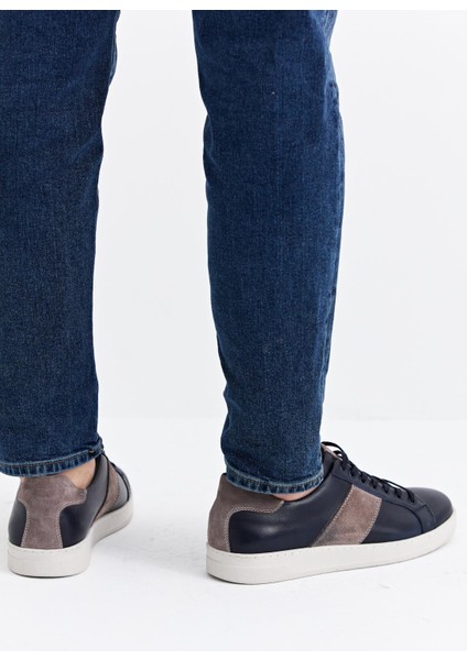 Erkek Sneaker Hakiki Deri Ayakkabı 002Y22E4043