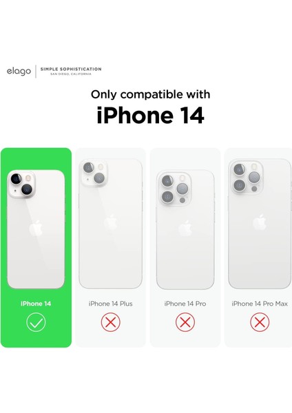 Apple iPhone 14 Kılıf + 9h Nano Cam 360 Derece Koruma modelleri
