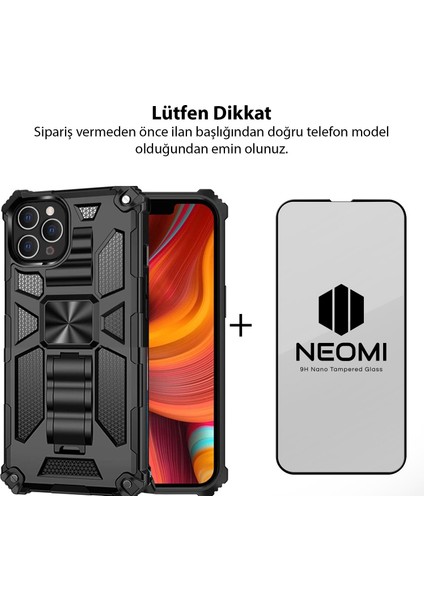 Apple iPhone 13 Pro Max 6.7 Kılıf + 9h Nano Cam 360 Derece Koruma