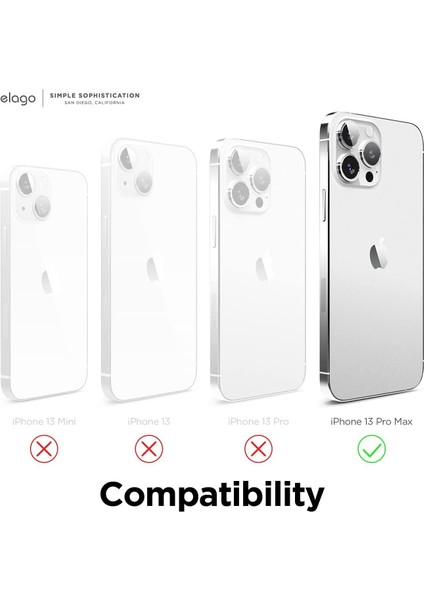 Apple iPhone 13 Pro Max 6.7 Kılıf + 9h Nano Cam 360 Derece Koruma