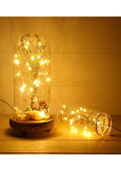 Peri LED 3 Metre Sarı Gün Işığı Aydınlatma Yılbaşı Işığı (Sarı Işık)