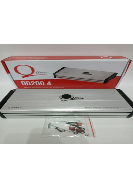 Amfi QD-200.4 4 Kanal Midrange Anfisi – Qline Dijital Amfi