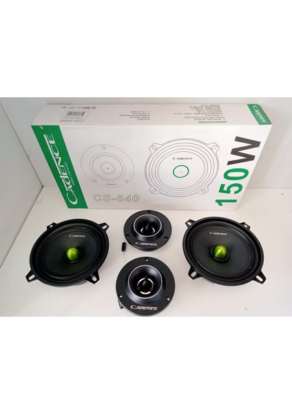 13CM Midrange + 10CM Dome Tweeter – Cadence Mid Takımı CS-540