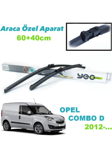 - Opel Combo D Ön Silecek Süpürgesi Seti 2012 Sonrası