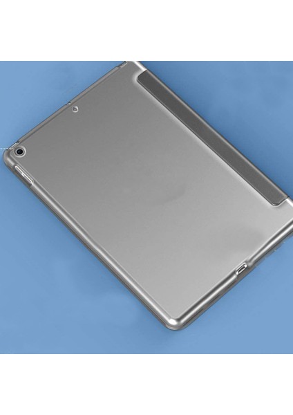 Apple iPad 2022 10.9 ile Uyumlu Arkası Şeffaf Mika Kılıf Tablet Smart Kılıf -Kalem Koyma Yeri Yoktur