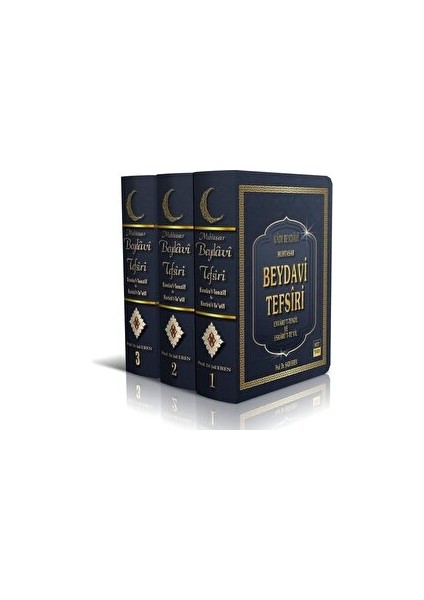 Beydavi Tefsiri Seti - 3 Kitap Takım - Şadi Eren