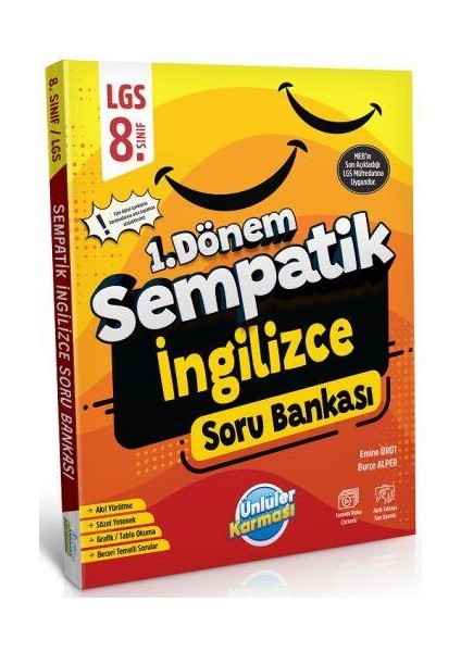 8. Sınıf LGS Ingilizce 1. Dönem Sempatik Soru Bankası Ünlüler Karması Karması