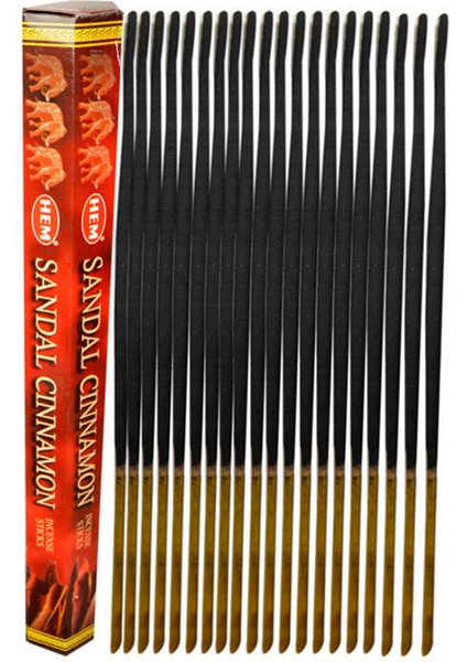 Sandal Tarçın Kokulu 20 Çubuk Tütsü - Sandal Cinnamon