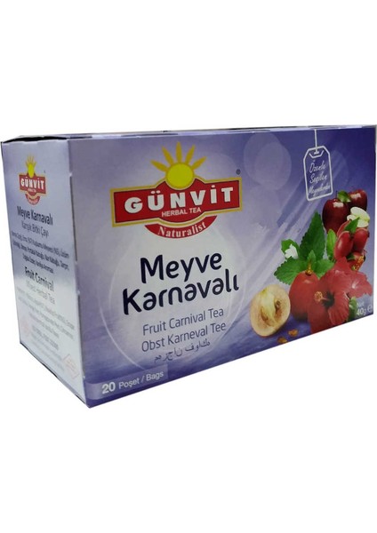 Meyve Karnavalı Karışık Bitki Çayı 20 Süzen Pşt