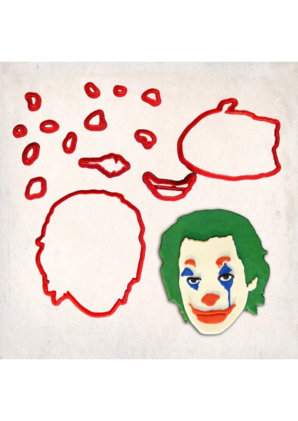 Joker Detay Kurabiye Kalıp Seti 15’li