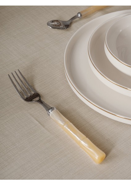 Plain Masa Örtüsü Bej 155X160